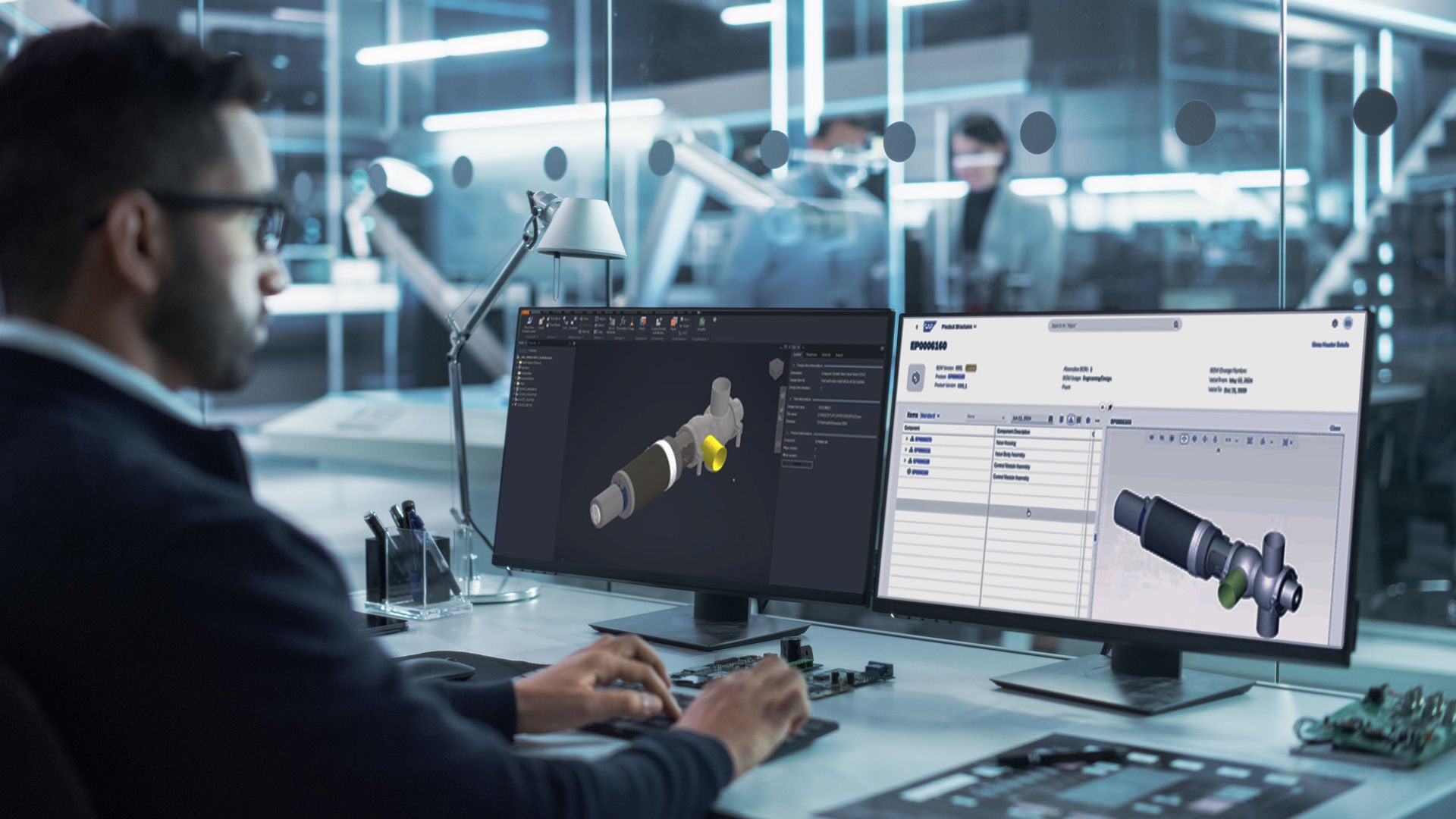 Cideon has now developed PDI connectors to CAD systems - for example to Autodesk Inventor