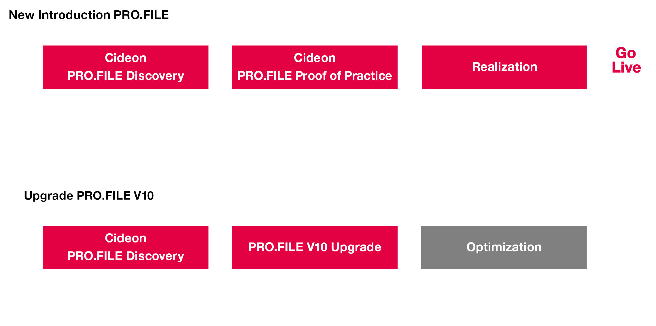 New Introduction and Upgrade of PRO.FILE in Your Company